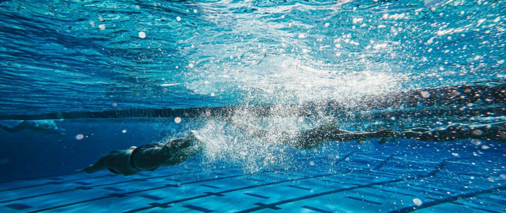 bassängsimning bild